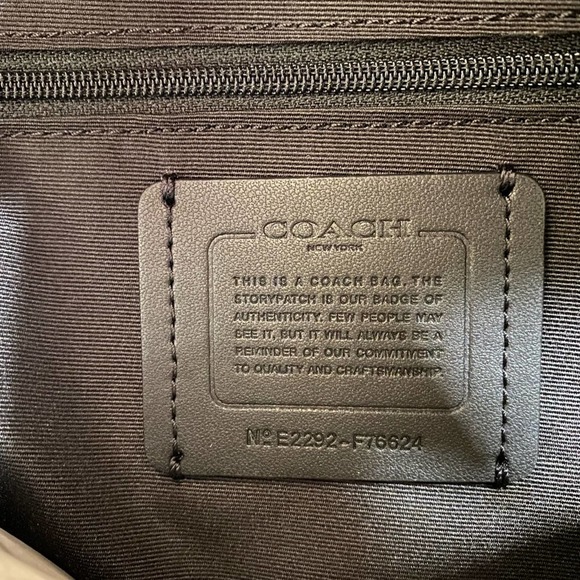 NWT Coach Jordyn Backpack/Black/ Crossgrain Leather - Picture 11 of 12